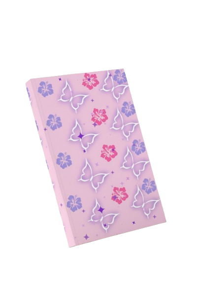 Pretty flower design journal