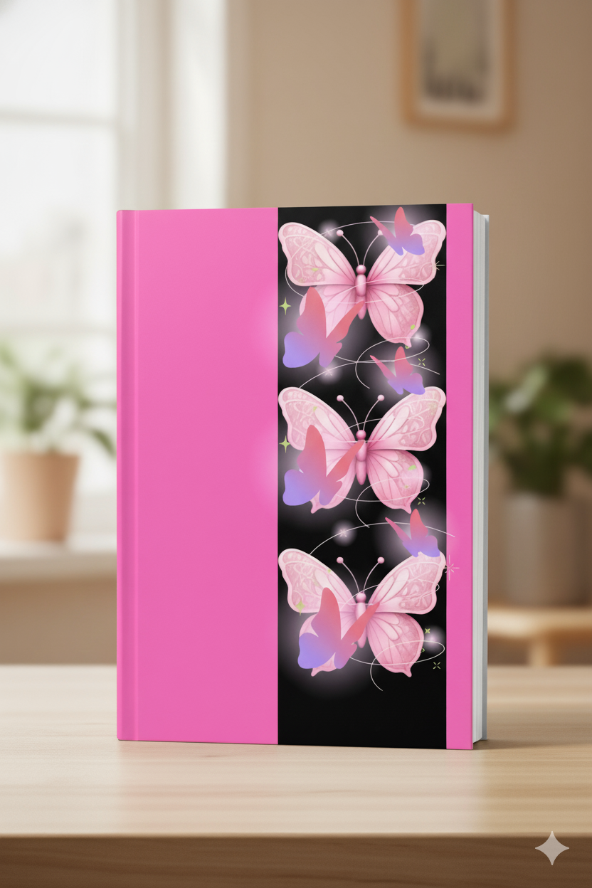 Pretty pink journal for women