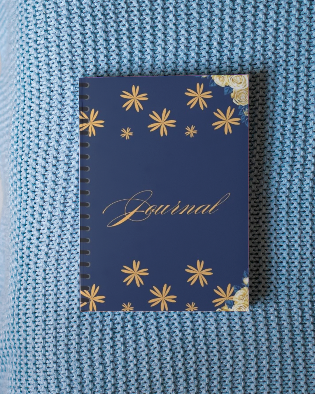 Yellow cover design lined journal