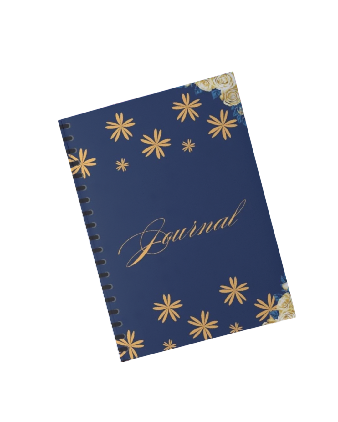 Yellow cover design lined journal